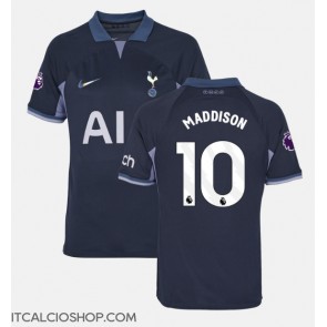 Tottenham Hotspur James Maddison #10 Seconda Maglia 2023-24 Manica Corta